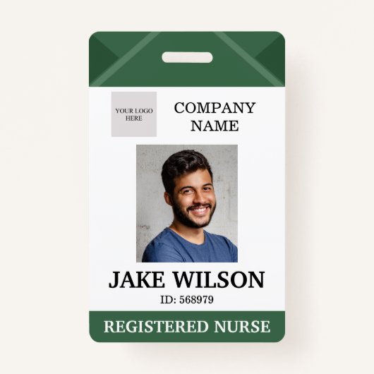 Medizinisches Arzt Krankenpflege Foto ID Ausweis (Vorderseite)