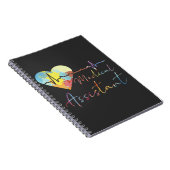 Medizinisches Assistenzkrankenhaus EKG Pulsfarbe Notizblock (Rechte Seite)