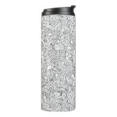 Medizinisches B&W Muster Thermosbecher (Nach links gedreht)