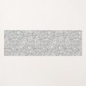 Medizinisches B&W Muster Yogamatte (Vorderseite (Horizontal))