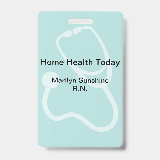 Medizinisches Berufliches modernes Layout Ausweis (Front)