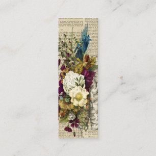 medizinisches Blumen-Gehirn-Anatomie-Poster Telefonnummerkarte