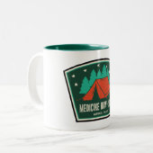 Medizinisches Bow-Routine-National Forest-Camping Zweifarbige Tasse (Vorderseite Links)