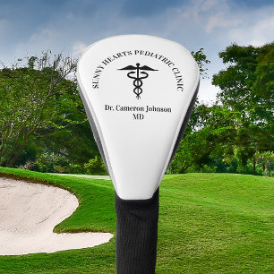 Medizinisches Caduceus Symbol Custom Doctor Golf Headcover
