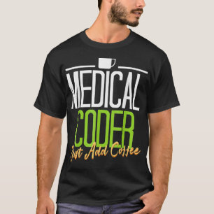 Medizinisches Coder Shirt Medizinischer Coder einf