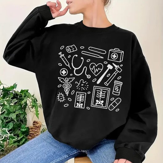 Medizinisches Doodle-Shirt für RN, MD oder zukünft T-Shirt