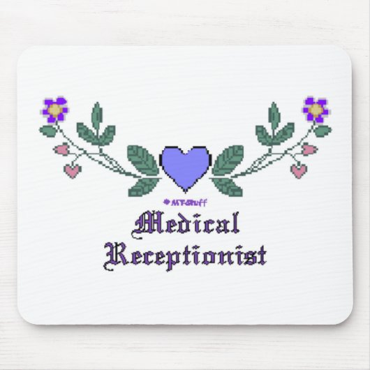 Medizinisches Empfangsdame CS Mousepad (Vorne)
