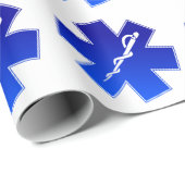 Medizinisches EMS-Symbol Geschenkpapier (Rolleneckpunkt)