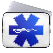 Medizinisches EMS-Symbol Laptopschutzhülle (Vorderseite)