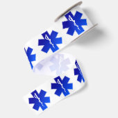 Medizinisches EMS-Symbol Satinband (Rückseite)
