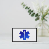 Medizinisches EMS-Symbol Visitenkarte (Stehend Vorderseite)