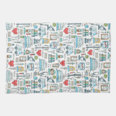 Medizinisches Entwurfs-Muster Geschirrtuch (Horizontal)