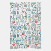 Medizinisches Entwurfs-Muster Geschirrtuch (Vertikal)