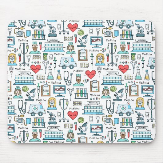 Medizinisches Entwurfs-Muster Mousepad (Vorne)
