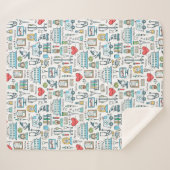 Medizinisches Entwurfs-Muster Sherpadecke (Vorderseite (Horizontal))