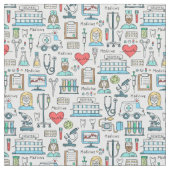 Medizinisches Entwurfs-Muster Stoff (Nahaufnahme)