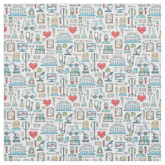 Medizinisches Entwurfs-Muster Stoff (Muster)