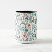 Medizinisches Entwurfs-Muster Tasse (Zentrum)
