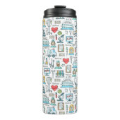 Medizinisches Entwurfs-Muster Thermosbecher (Vorderseite)