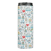 Medizinisches Entwurfs-Muster Thermosbecher (Rückseite)