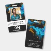 Medizinisches Foto für Krankenpflege Ausweis (Vorder- & Rückseite)