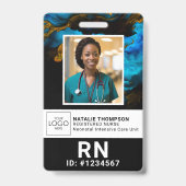 Medizinisches Foto für Krankenpflege Ausweis (Vorderseite)