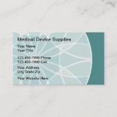 Medizinisches Gerät Suupplies Visitenkarte (Vorderseite)