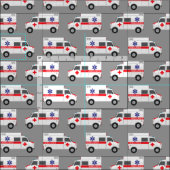 Medizinisches Gewebe der Ärzte Krankenwagen. Krank Stoff (Kachel)