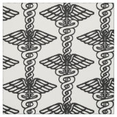 Medizinisches Gewebe. Hermes-Personal - Symbolärzt Stoff (Muster)