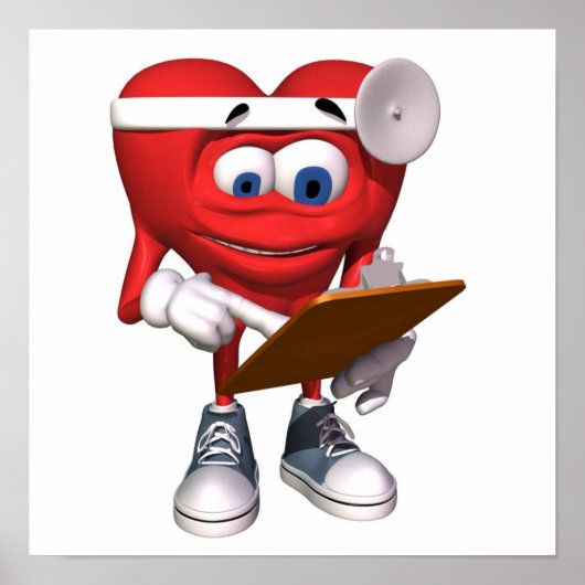 Medizinisches HerzmedikamentPoster Poster (Vorne)