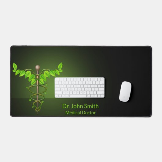 Medizinisches Holistisches Alternative Caduceus Gr Schreibtischunterlage (Tastatur & Maus)