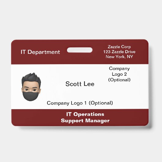 Medizinisches ID-Abzeichen Ausweis (Front)