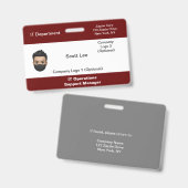 Medizinisches ID-Abzeichen Ausweis (Front & Back)