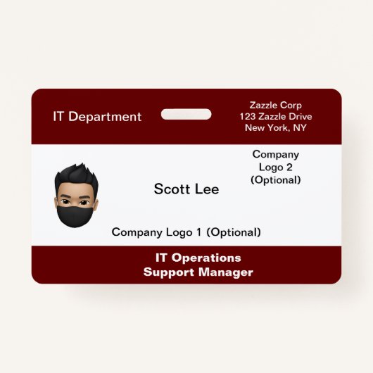 Medizinisches ID-Abzeichen Ausweis (Vorderseite)