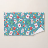 Medizinisches Ikonen-Muster Badhandtuch Set (Handtuch)