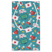 Medizinisches Ikonen-Muster Kleine Geschenktüte (Rückseite)