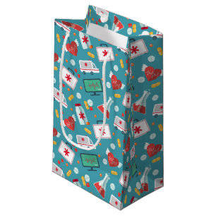 Medizinisches Ikonen-Muster Kleine Geschenktüte