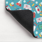 Medizinisches Ikonen-Muster Mousepad (Ecke)