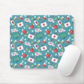 Medizinisches Ikonen-Muster Mousepad (Mit Mouse)