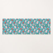 Medizinisches Ikonen-Muster Yogamatte (Vorderseite (Horizontal))