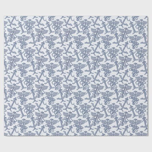 Medizinisches Illustrationsmuster Geschenkpapier (Flach)