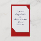 Medizinisches Klemmbrett mit Visitenkarte (Rückseite)