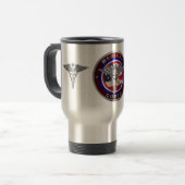 Medizinisches Korps Veteran Travel Mug Reisebecher (Vorderseite Links)