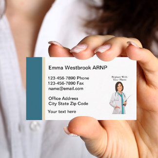Medizinisches Krankenpflegepraktiker-Foto Visitenkarte