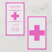 medizinisches Kreuz des Mod Visitenkarte (Vorne/Hinten)