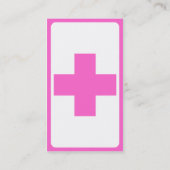 medizinisches Kreuz des Mod Visitenkarte (Rückseite)