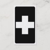 medizinisches Kreuz des Mod Visitenkarte (Rückseite)