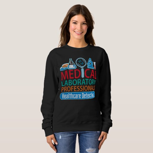 Medizinisches Laboratorium Beruflich Labrador Tech Sweatshirt (Vorne ganz)