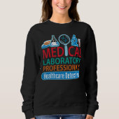 Medizinisches Laboratorium Beruflich Labrador Tech Sweatshirt (Vorderseite)