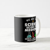 Medizinisches Laboratorium Science Labrador Tech Kaffeetasse (VorderseiteRechts)